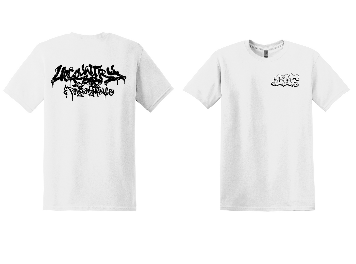 UCF Graffiti White w/Black Logo