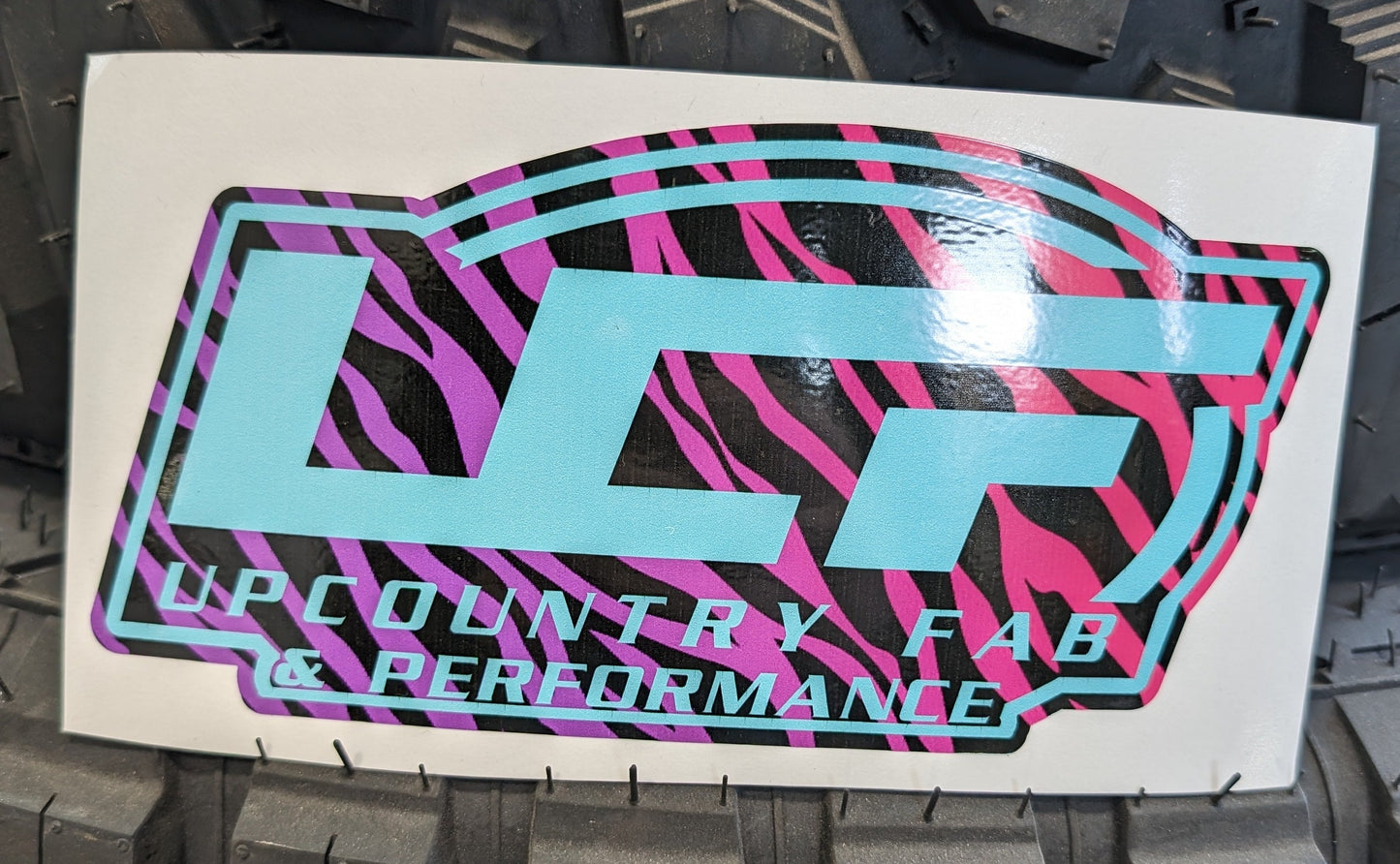 Retro Zebra UCF Sticker